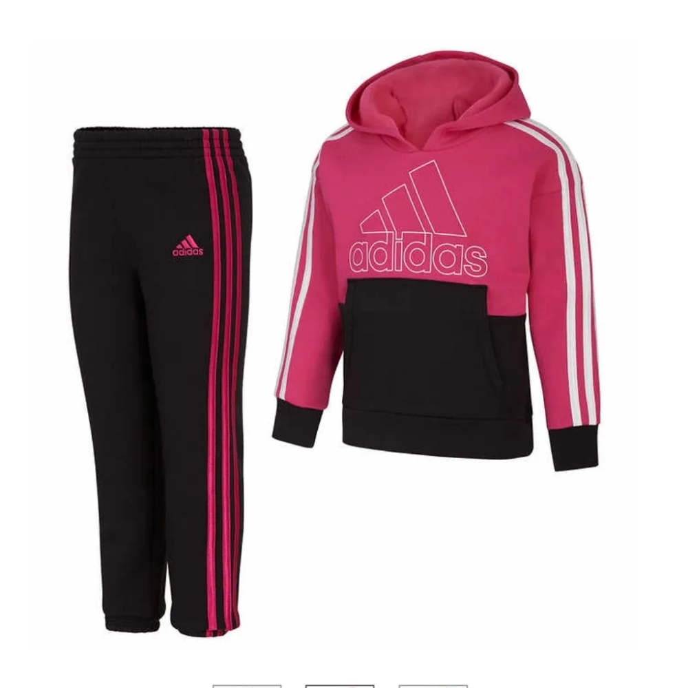 Adidas girls 2 piece set